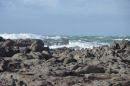 Rough seas and rocks