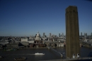 Views from the Tate Modern top gallery - looking north