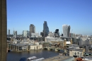 Views from the Tate Modern top gallery - looking north east