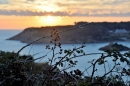 Sunset over Portelet Bay