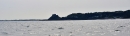 Mont Orgueil from the sea