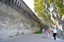 Avignon walls surrounding the old town (intramuros)