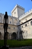 A courtyard on the old part of Palais des Papes