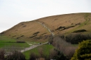 South West coast path leading into Lulworth Cove