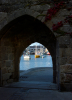 An entrance gate, overlooking the harbour.